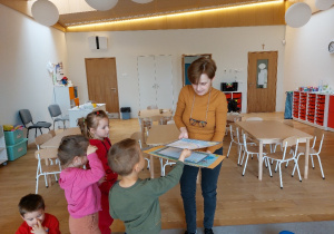 Wizyta pani z biblioteki