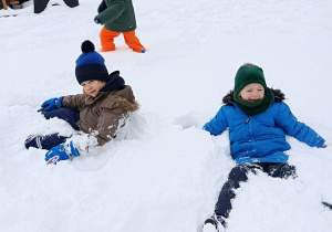 Zabawy na śniegu